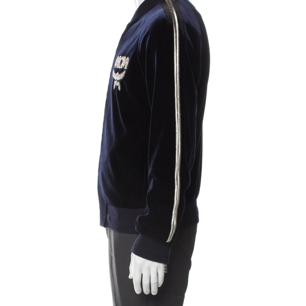 MCM  Souvenir Bomber Track Jacket ( UNISEX ) Logo Liner Size Small (EUC) - Picture 3 of 11
